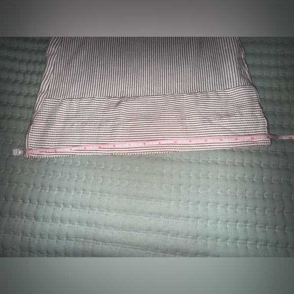 Lofty style Striped Wide-Leg Pants with Tassels handmade in Brazil. Size M beige - Picture 15 of 15